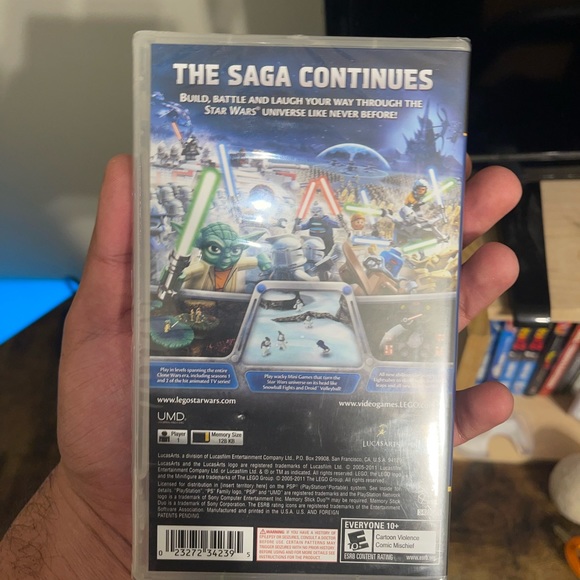 PSP Lego StarWars 3 SEALED - Picture 3 of 3